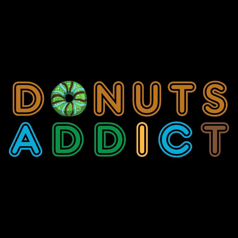 Donuts addict green choco
