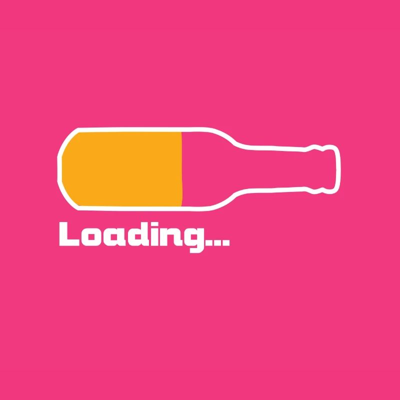 Bier Loading... - Bierflasche