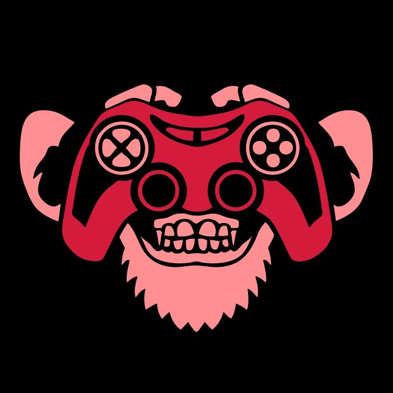 Monkey Controller Spiele Auge Joystick Geek