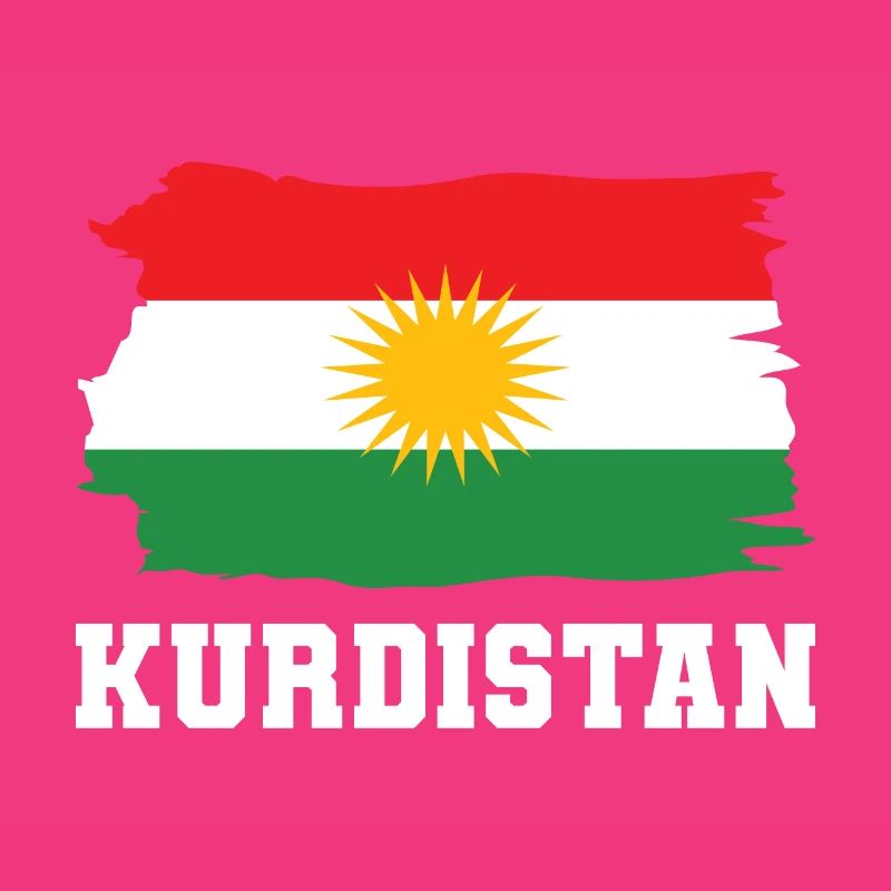 Drapeau kurde kurde kurde kurde son biji