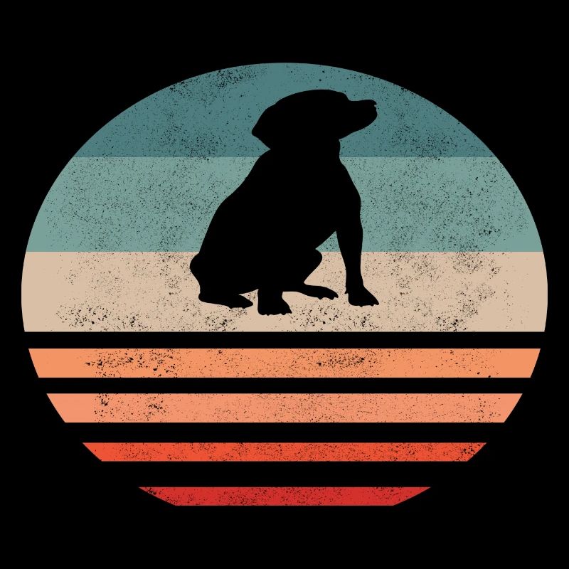 Dackel Geschenkidee Retro Hund Dachshund