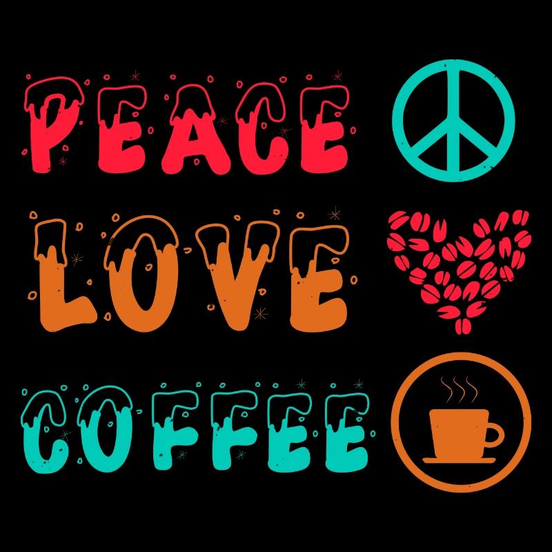 FRIEDEN LIEBE KAFFEE