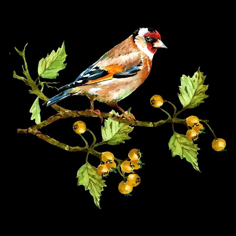 Bunter Vogel