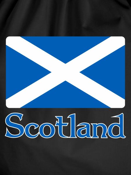 Scotland Flag with text