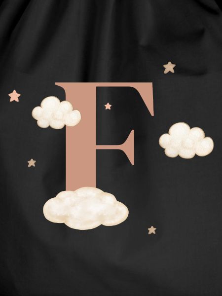 Letter f clouds stars