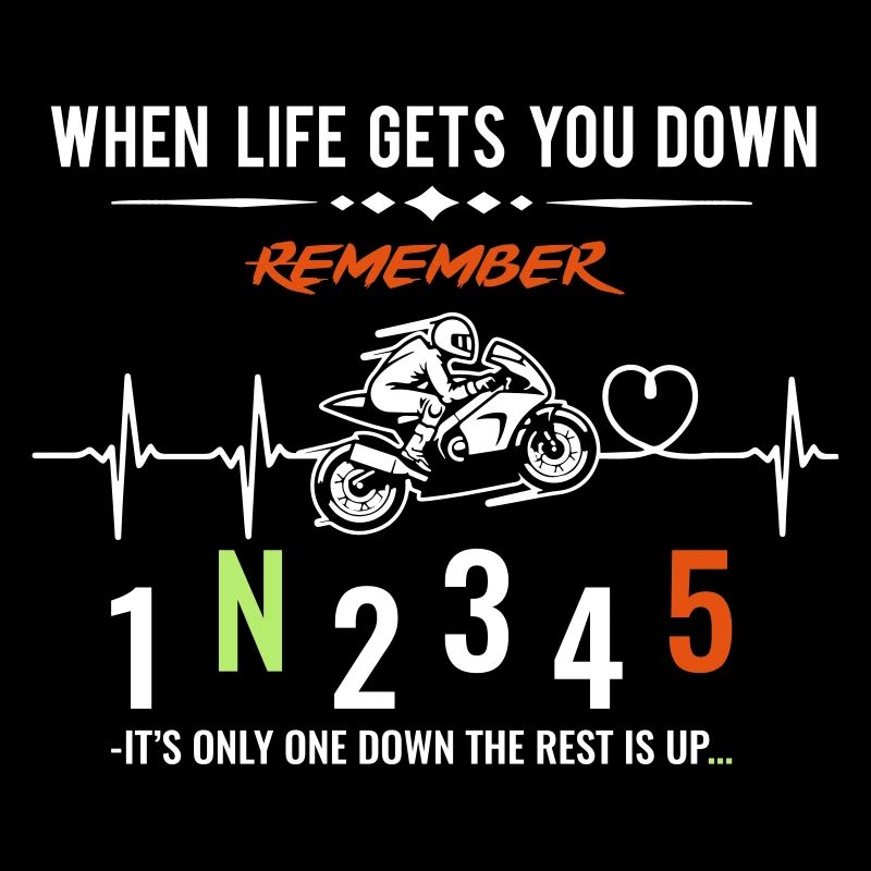 When life gets you down - Motorcycle / Motorcycle