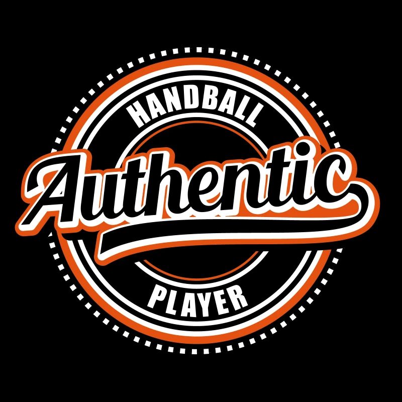 Authentic handball player