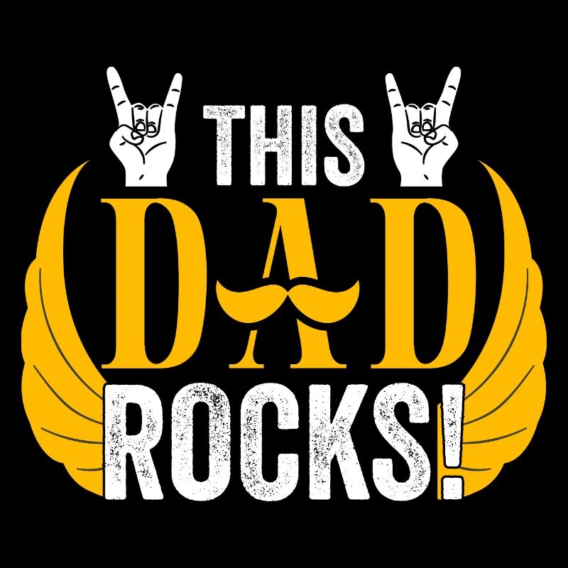 THIS DAD ROCKS VATERTAG SUPERDAD BESTER PAPA