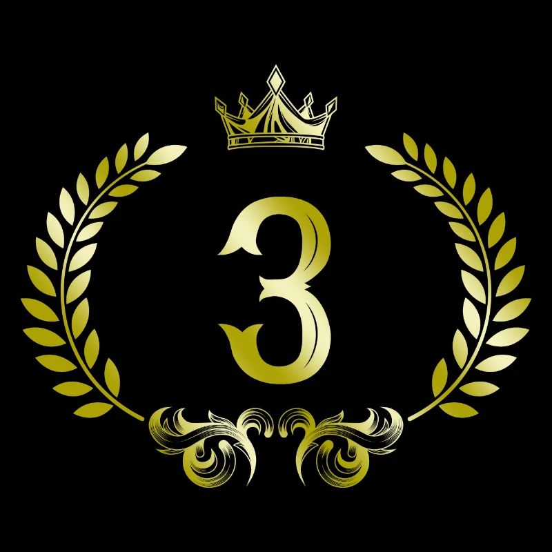 3 Number wreath