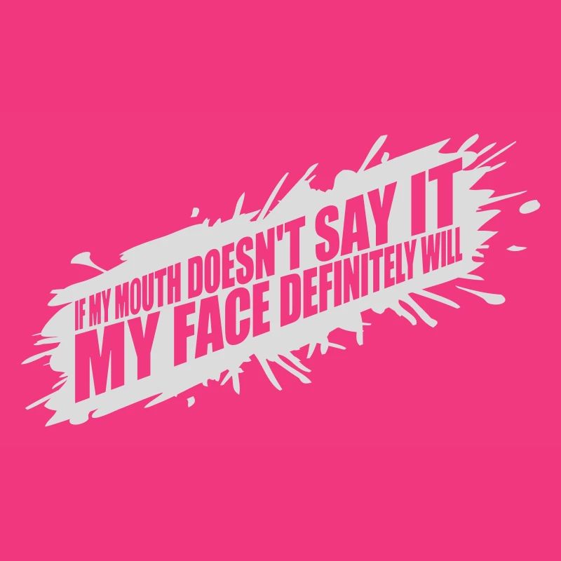 my face definitely will