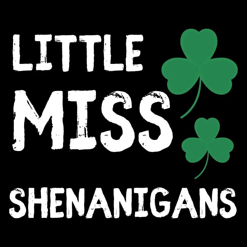 Little Miss Shenanigans St. Patricks Day Kinder Mädchen