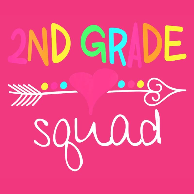 2Nd Grade Squad Second Teacher Student Team Back T