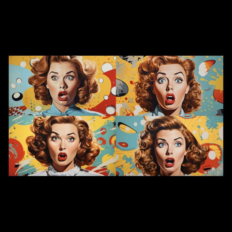 Bionic Women Pop Art