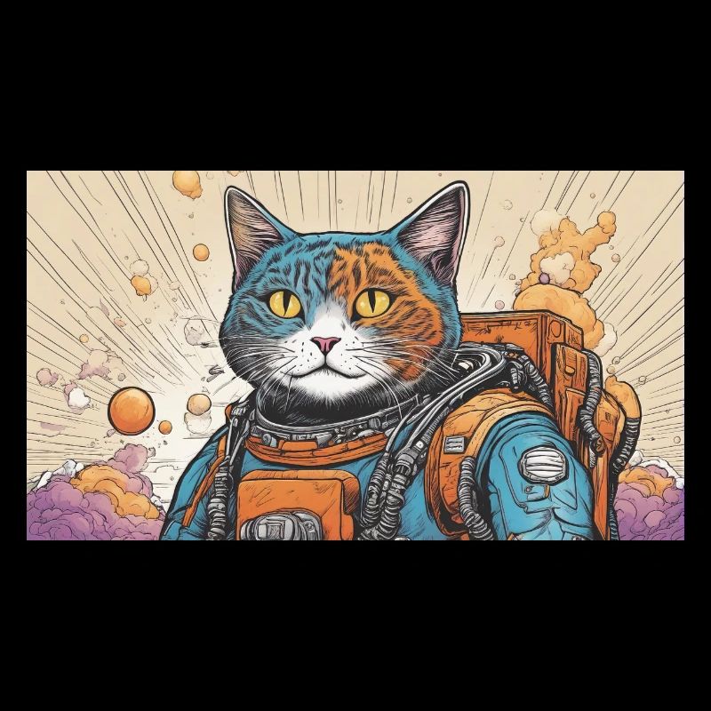 Weltraum Katze