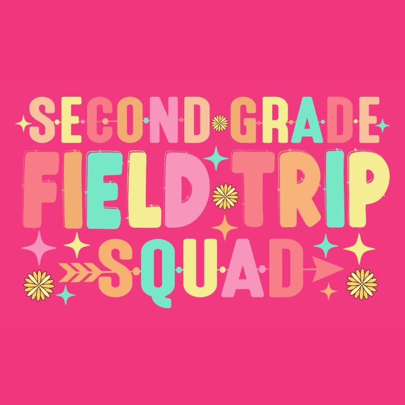 2nd Second Grade Field Trip Squad Matching