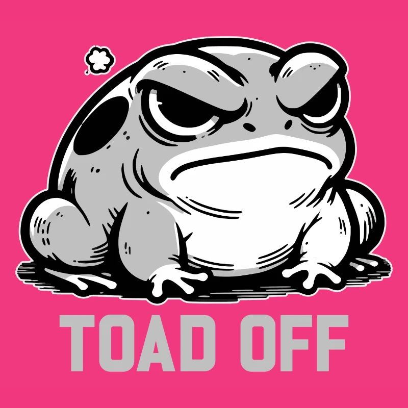Vintage Frog Toad Meme Grumpy Frog Don't Toad Me