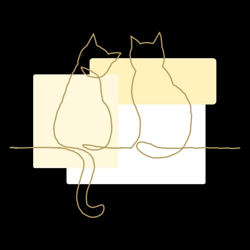 LinienKatzeMitFarbBlöcken