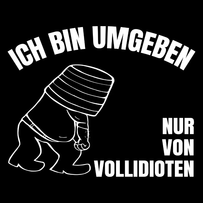 lustiger Spruch Idioten Kollege Chef Büro Geschenk