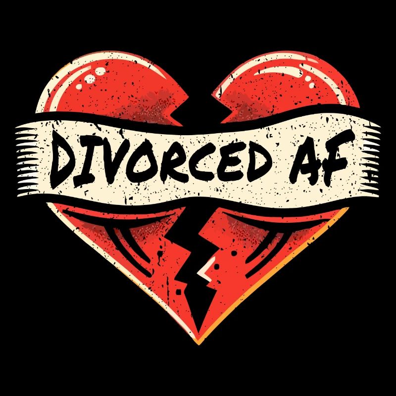 Zerbrochenes Herz - Divorced AF - Geschieden