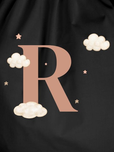 Letter r clouds stars