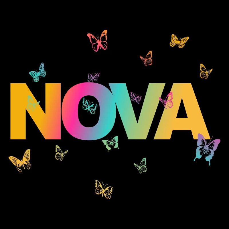 Nova - Joli nom avec papillons