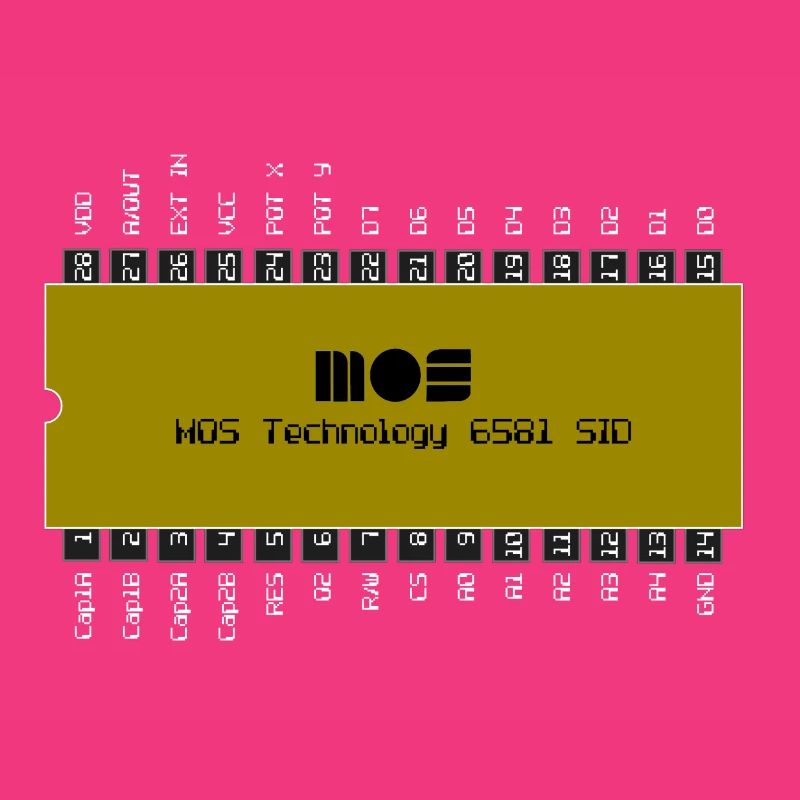 8-Bit Computer SID CHIP MOS6581