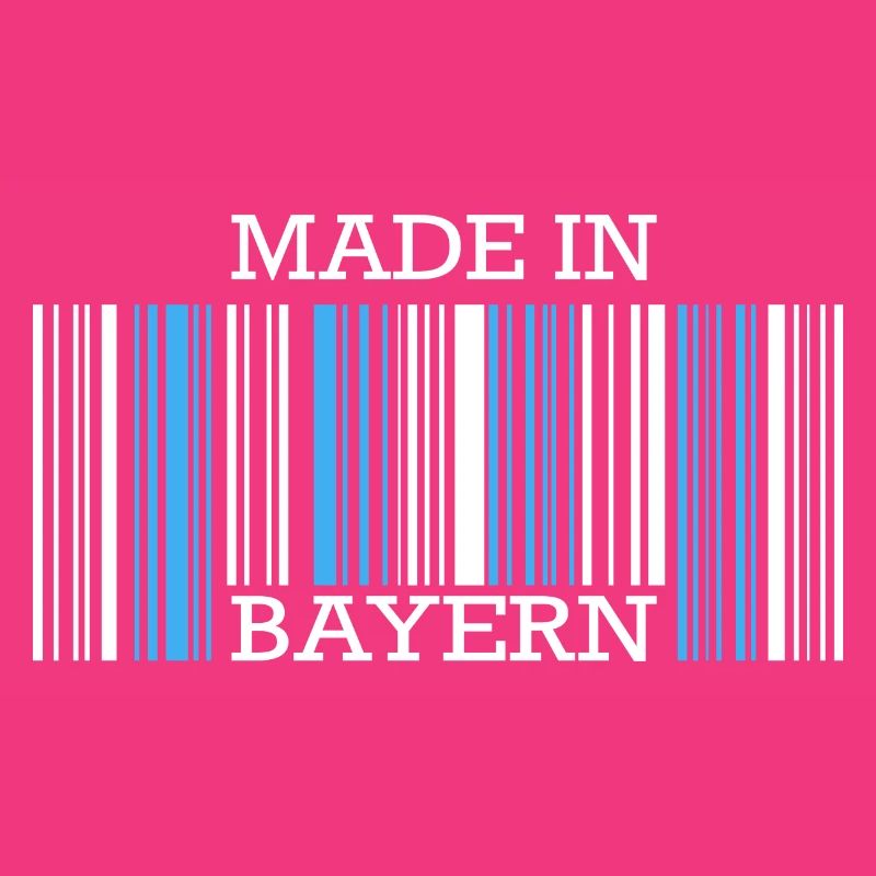 Bayern Strichcode Barcode made in Bayern