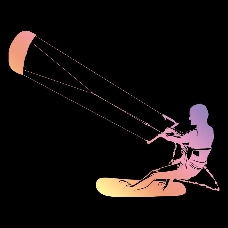 Kitesurfing Silhouette
