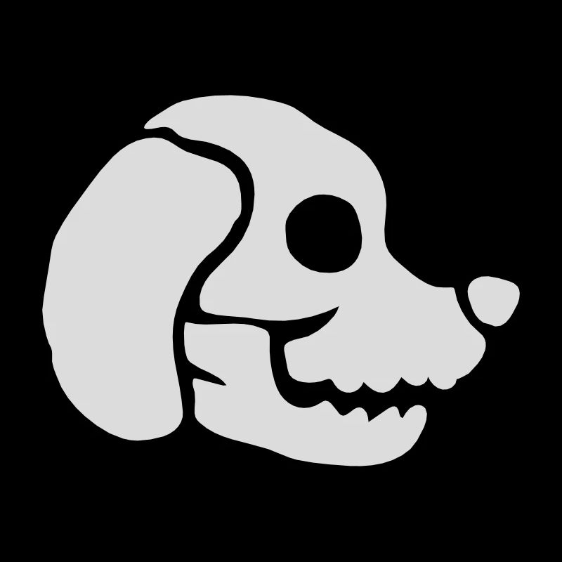 Dogs Skull Halloween Skeleton