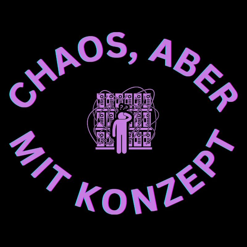 Chaos spruch Tshirt pull