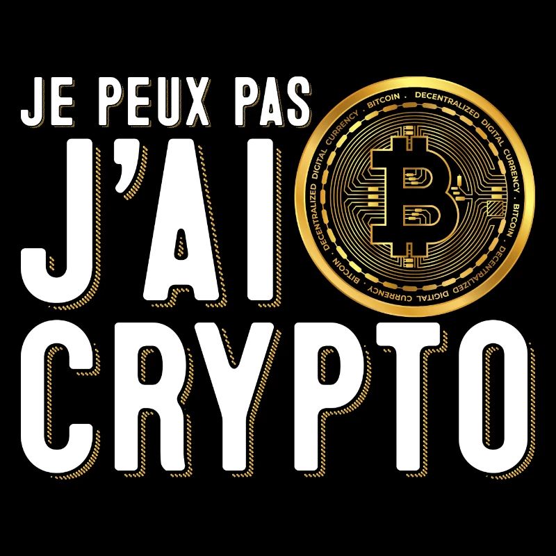 Je peux pas j'ai crypto | Logo pour les traders