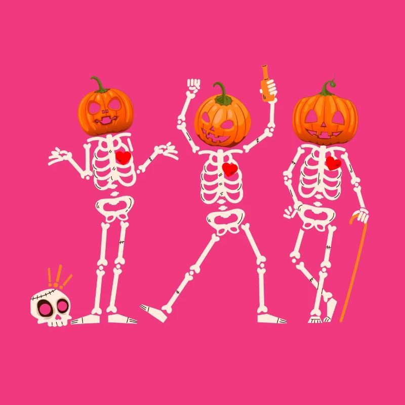 Halloween Skelette
