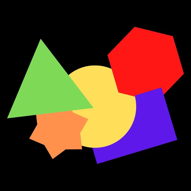 Formes colorées