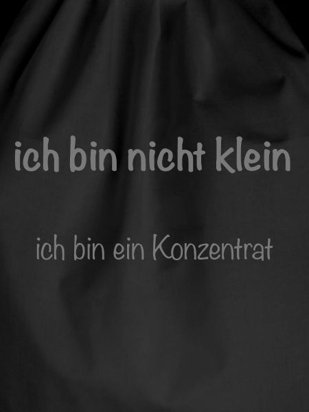 ich bin nicht klein