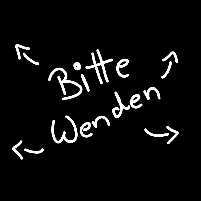 Bitte Wenden a la Schoki