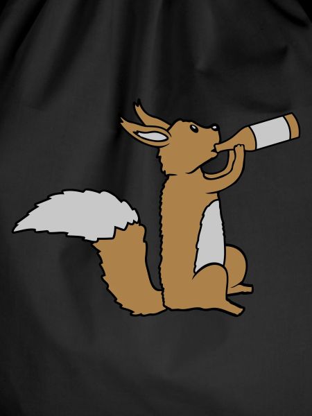 Beer-drinking squirrel