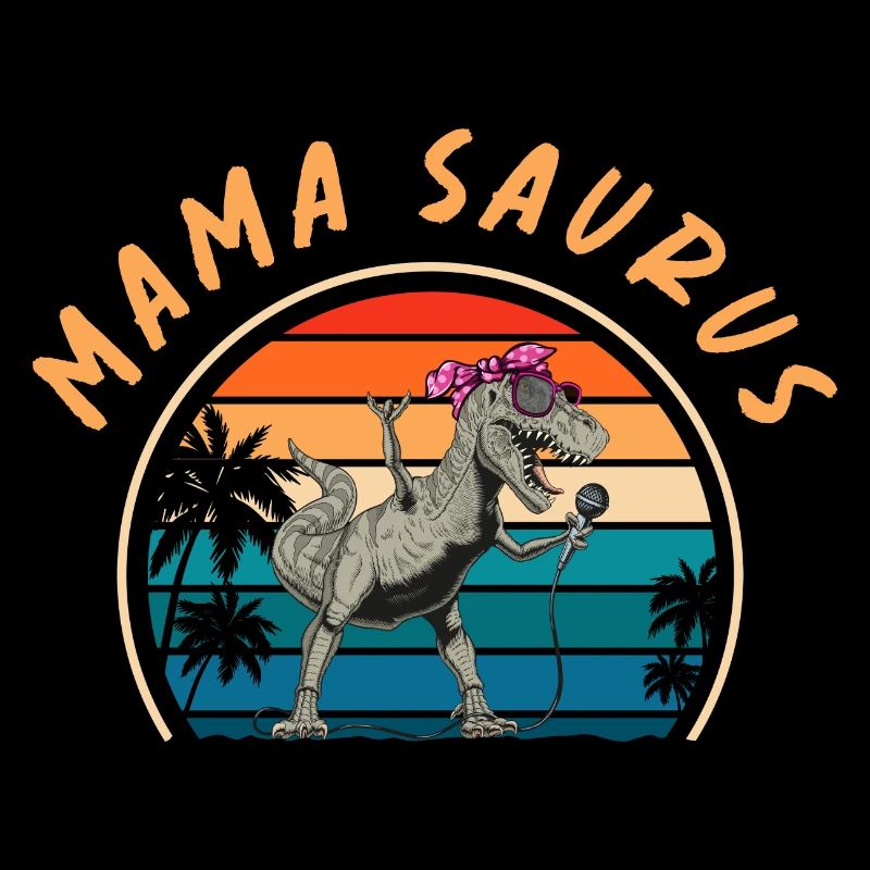 Dinosaurier Mama Karaoke Singende Mutter