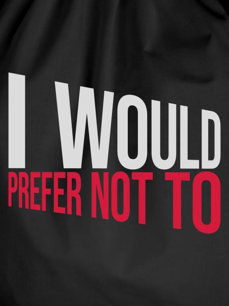 I prefer not to