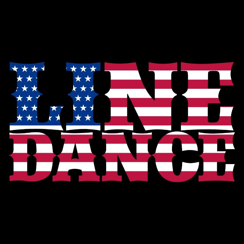 Linedance US Flagge