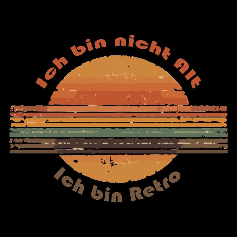 ich bin nicht alt bin retro geburtstagsgeschenk