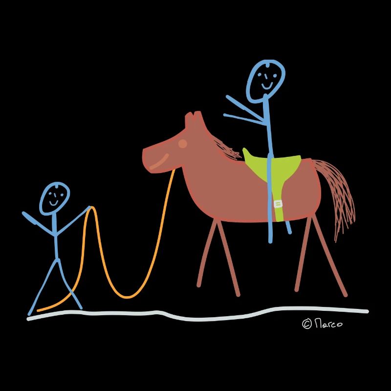 Riding instructor stick figure, Team Verein Team