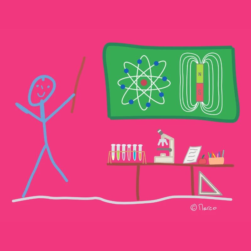 Science Stickman Chemistry Physics