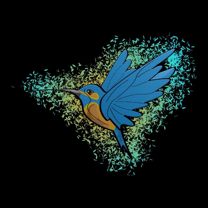 blauer Kolibri