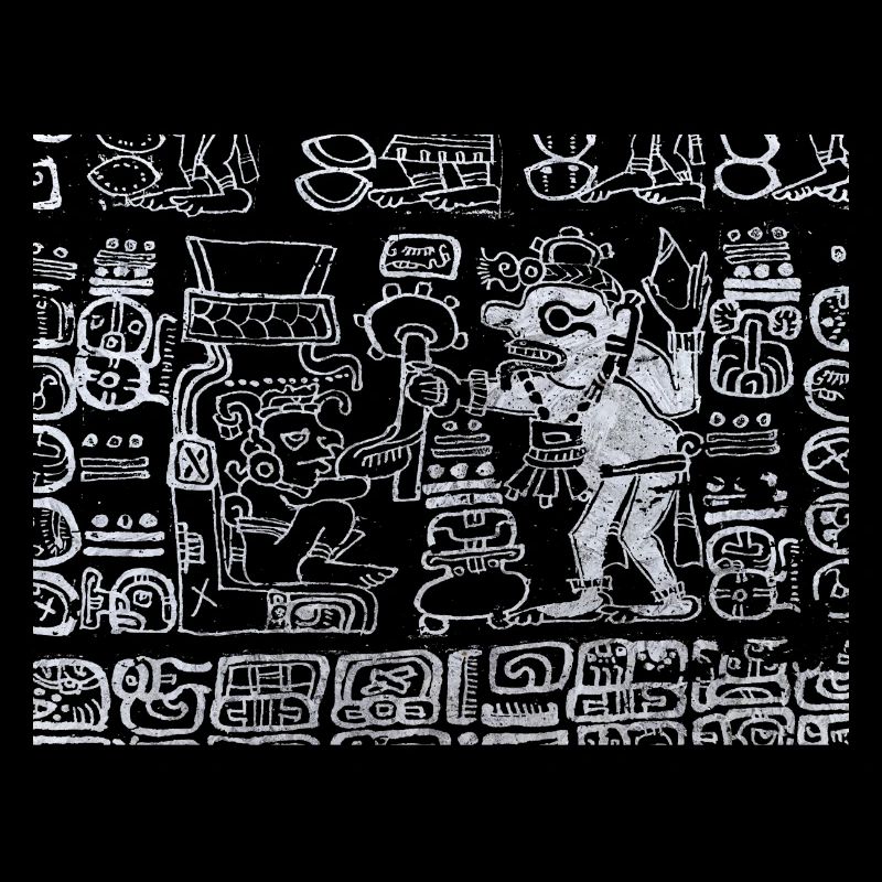 Aztekisches Grafikdesign