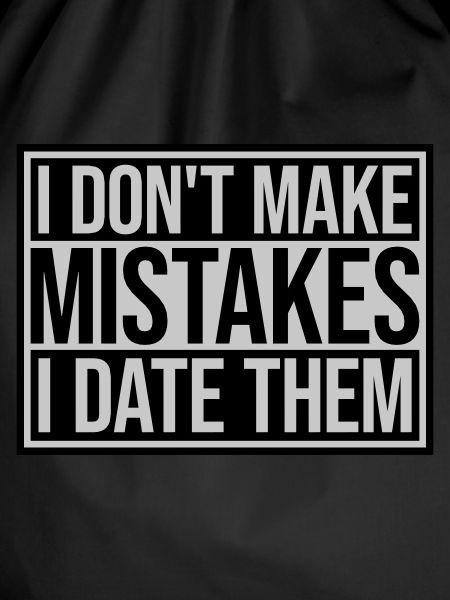Date Mistakes Quote Logo