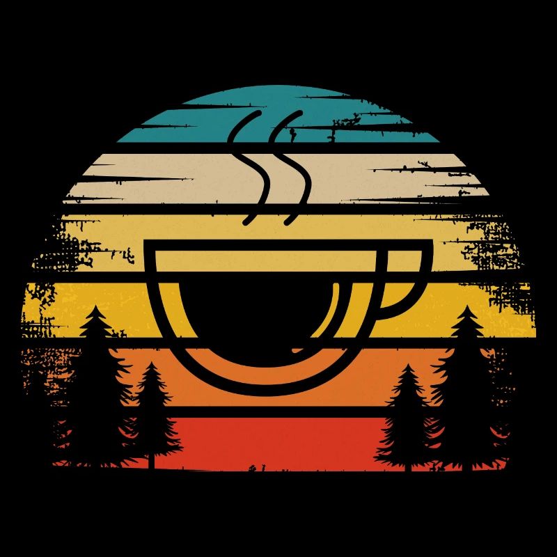 Retro Sun and Coffee -