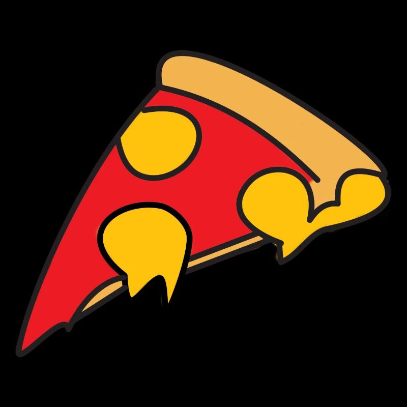 Pizza Comic style