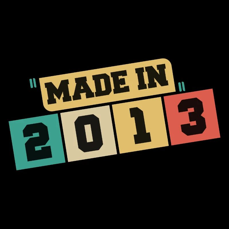 2013 anniversaire 2013 né en 2013 anniversaire