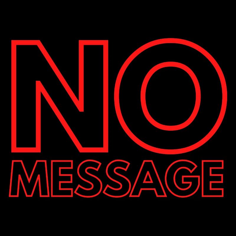 No Message red