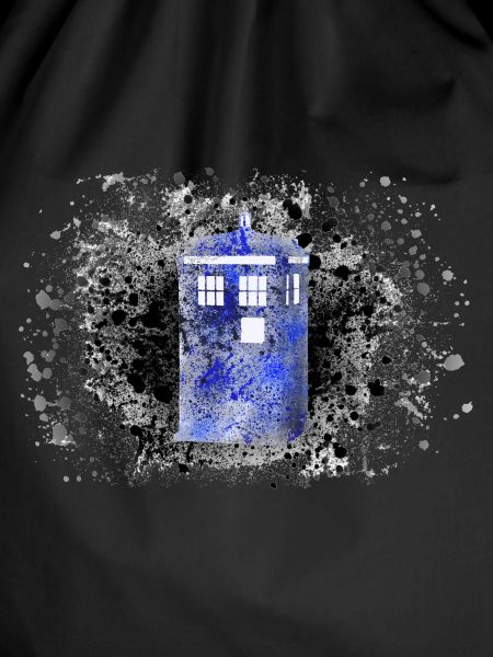 Tardis Paint Splatter